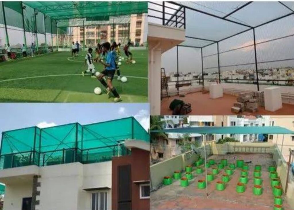 open area safety nets